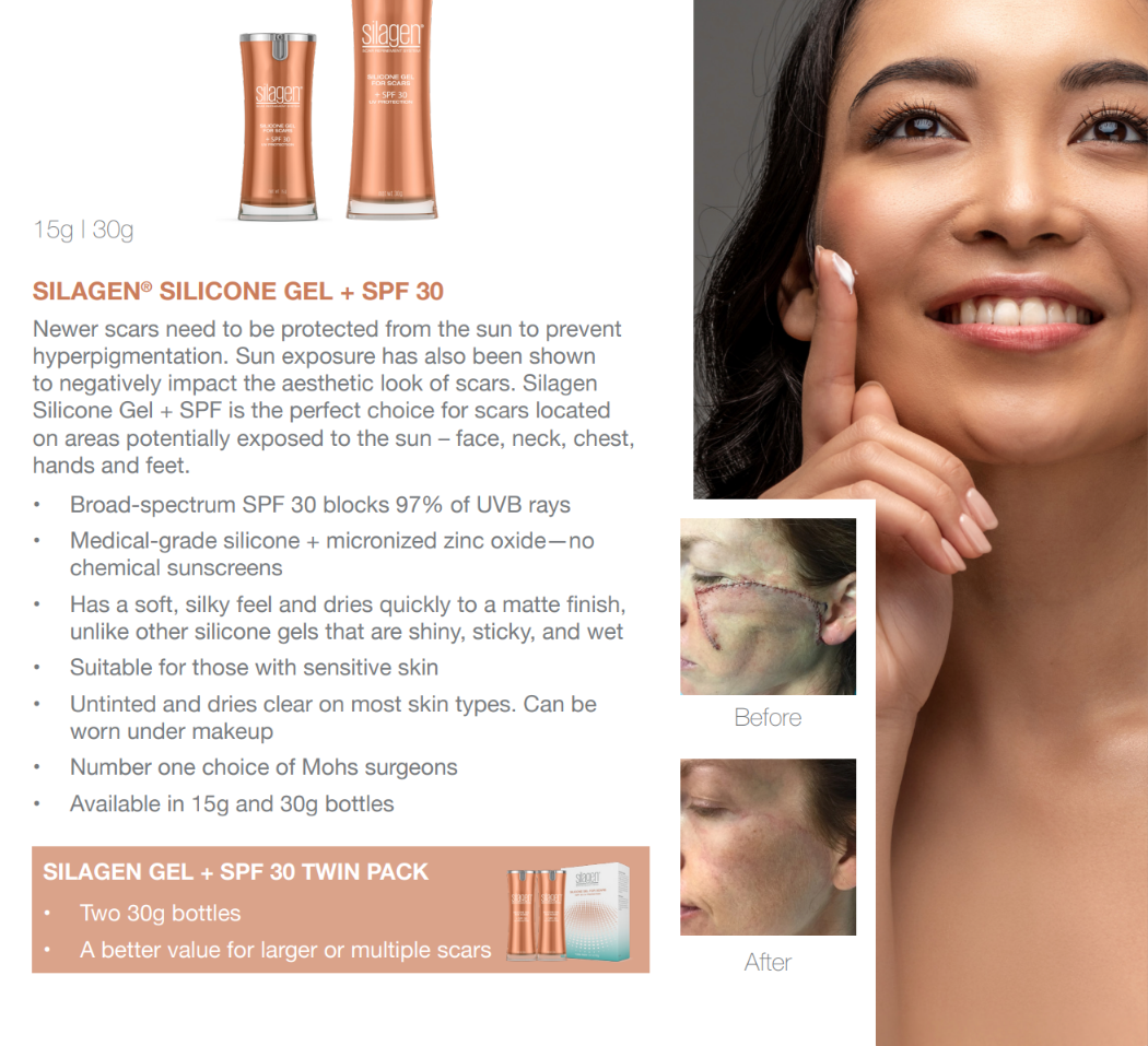 Silagen Silicone Gel + SPF 30 - 15g